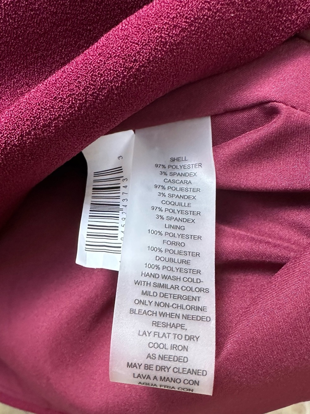 NWT Vince Camuto Wine Women’s Elegant Dress Size 10 - Picture 9 of 9